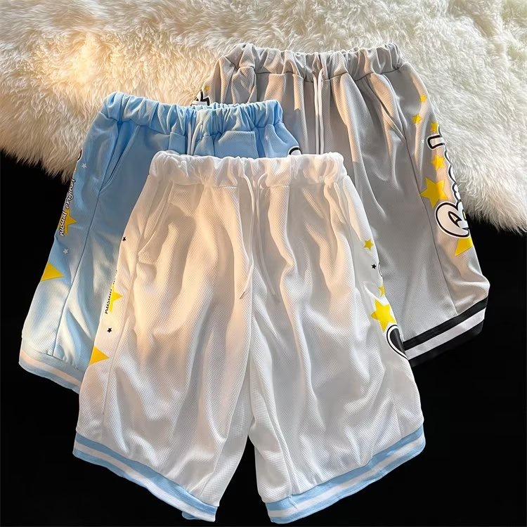 Quần Short Lưng Thun Co Giãn Phong Cách Thời Trang Nhật Bản Cho Nam Giới Có size M-2XL