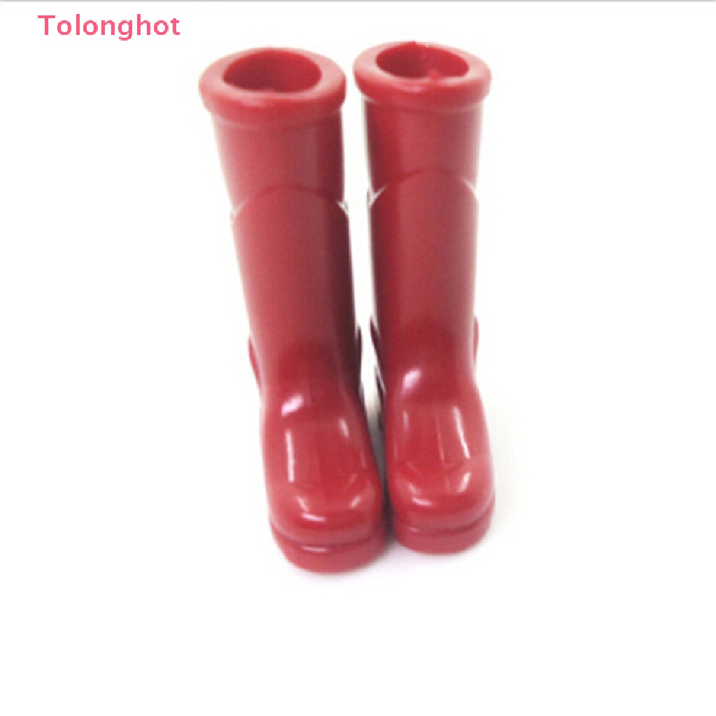 Giày Bốt Cao Su Đi Mưa Trang Trí Nhà Búp Bê Tỉ Lệ 1 / 12