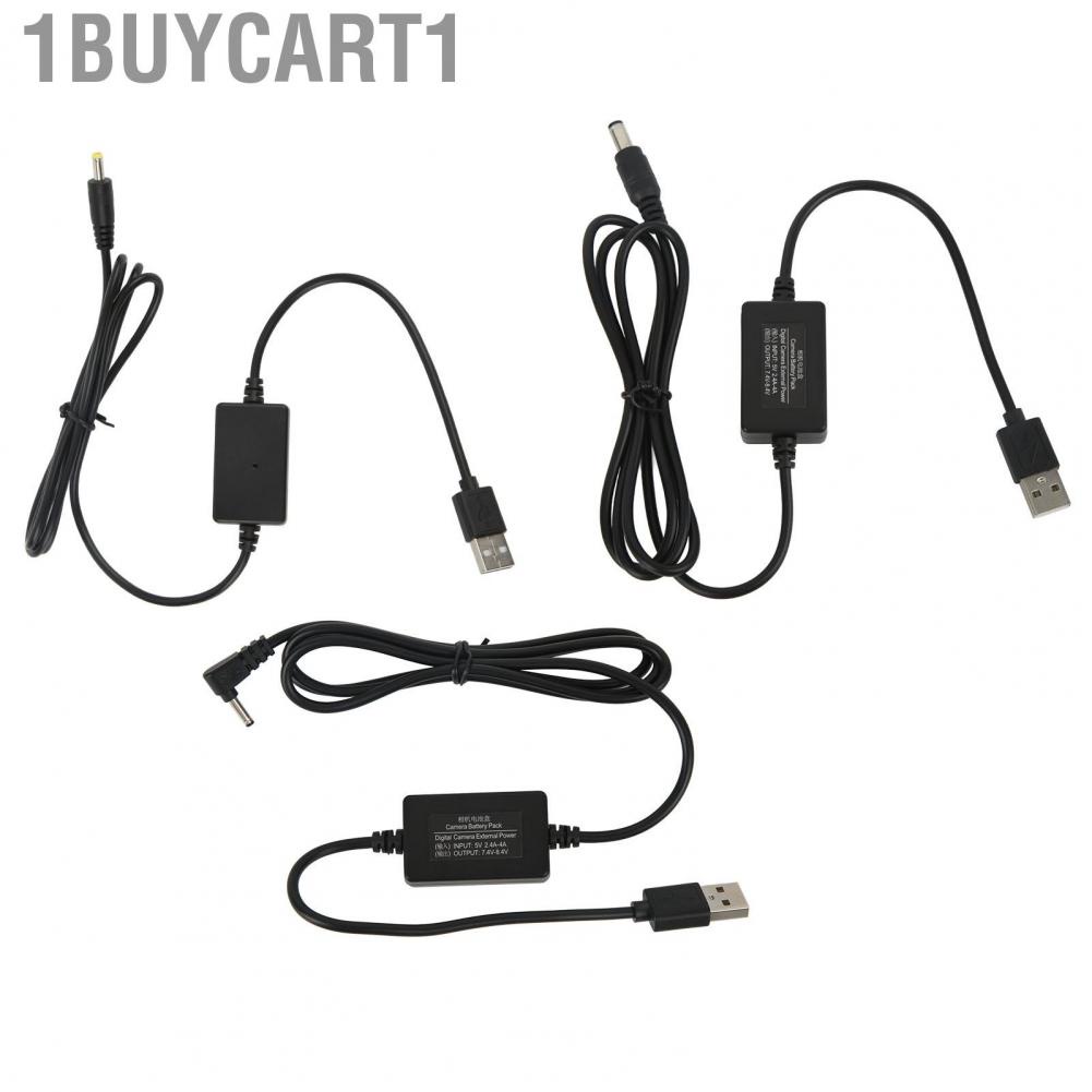 1buycart1 USB Voltage Booster Cable  Step Up Converter 5V To DC 8V 1.2m for Camera