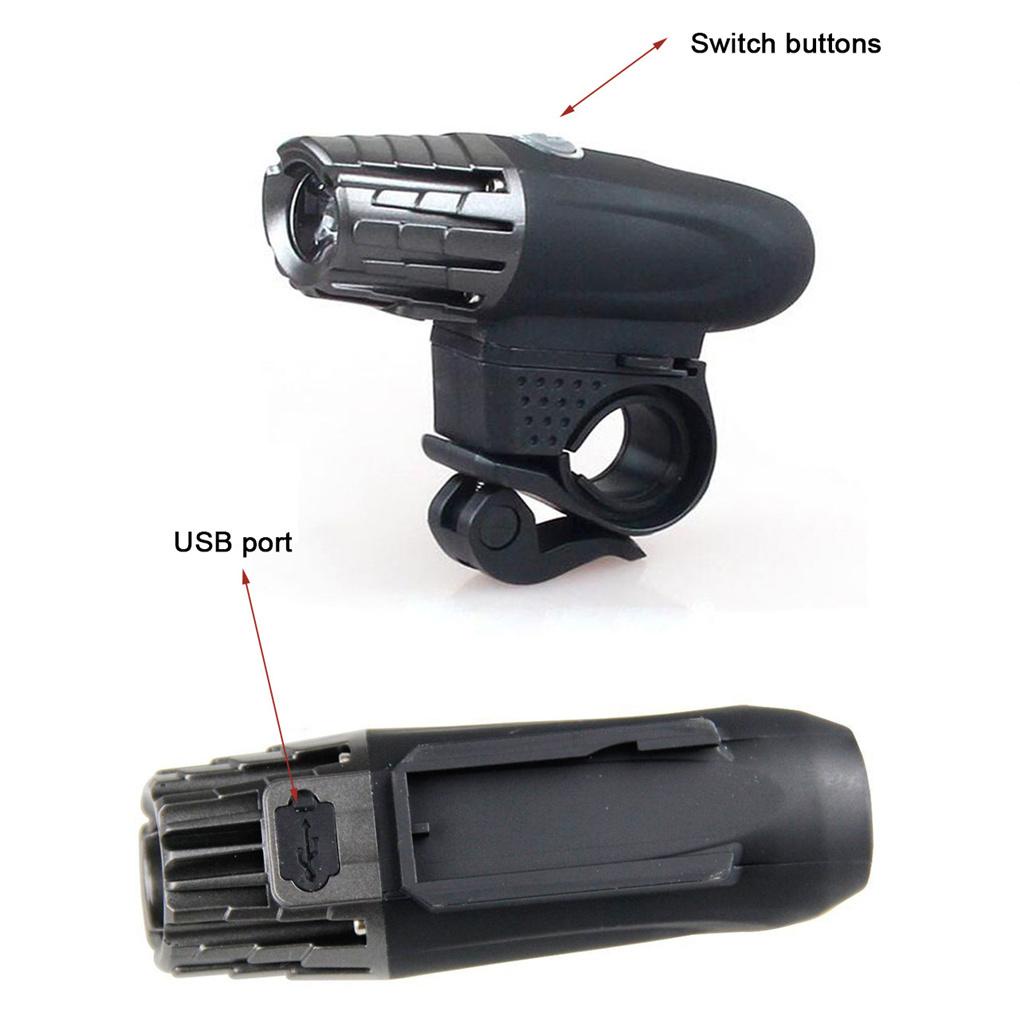 Đèn Pha LED Sạc USB Cho Xe Đạp