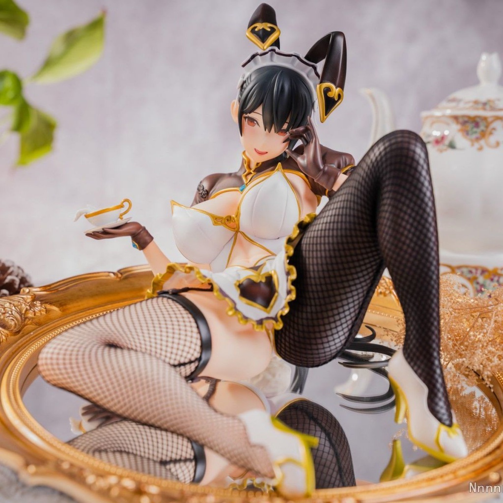 N club 1/4 soft-cut bunny maid rabbit mother hand-made model decoration