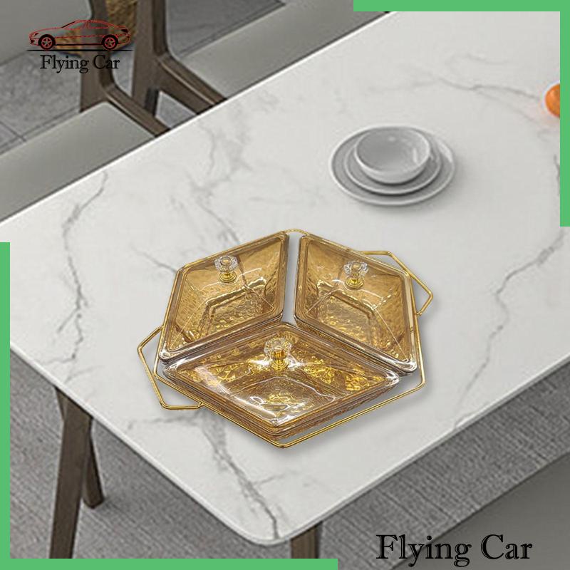 Đĩa Thủy Tinh Đựng Thức Ăn Vặt Đơn Giản Cho Phòng Khách / Tiệc Tùng Lzdjfmy2