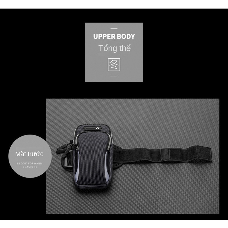 Túi Đựng Điện Thoại Đeo Cánh Tay Bằng Vải Chống Thấm Nước Tiện Dụng Cho Nam Và Nữ