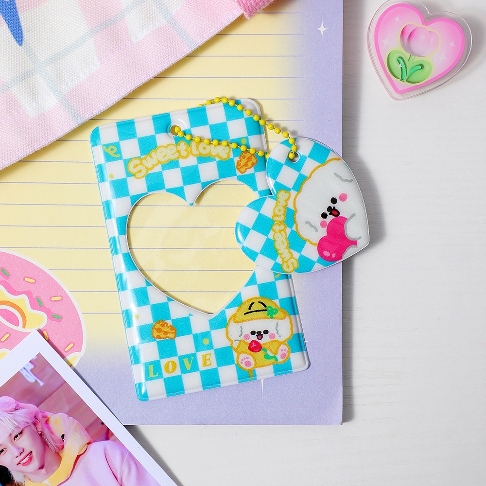 Ví Đựng Thẻ Họa Tiết Hoạt Hình Phong Cách Hàn Quốc Xinh Xắn