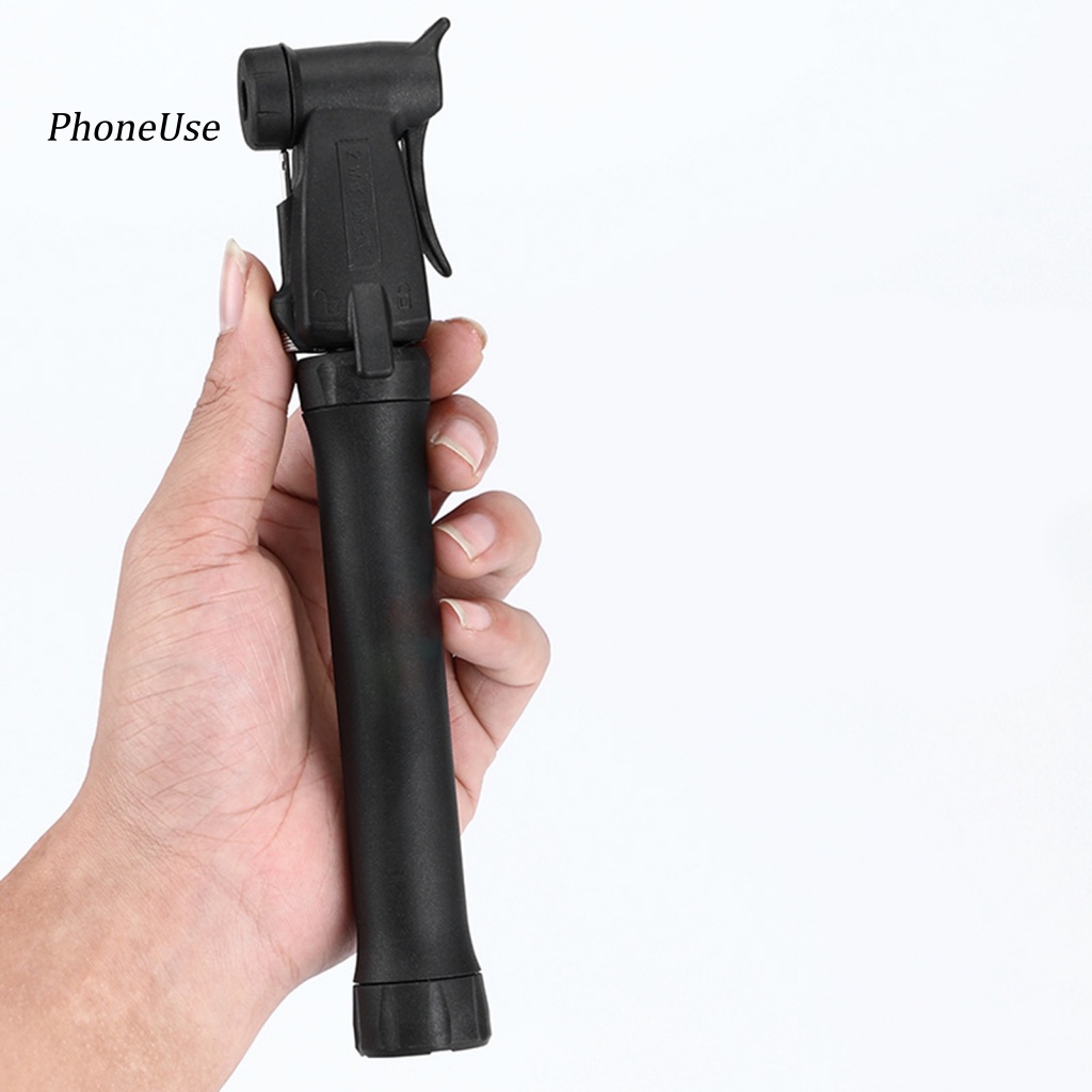 Ống Bơm Xe Đạp Mini Bằng PU Hai Chiều Có Giá Đỡ Tiện Lợi