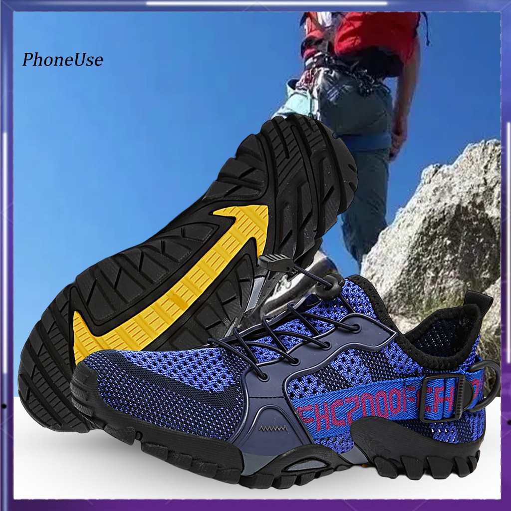 1 Đôi Giày Lưới Rỗng Nhẹ Thoáng Khí Khô Nhanh Chống Trượt Nhiều Màu Sắc Cho Nam