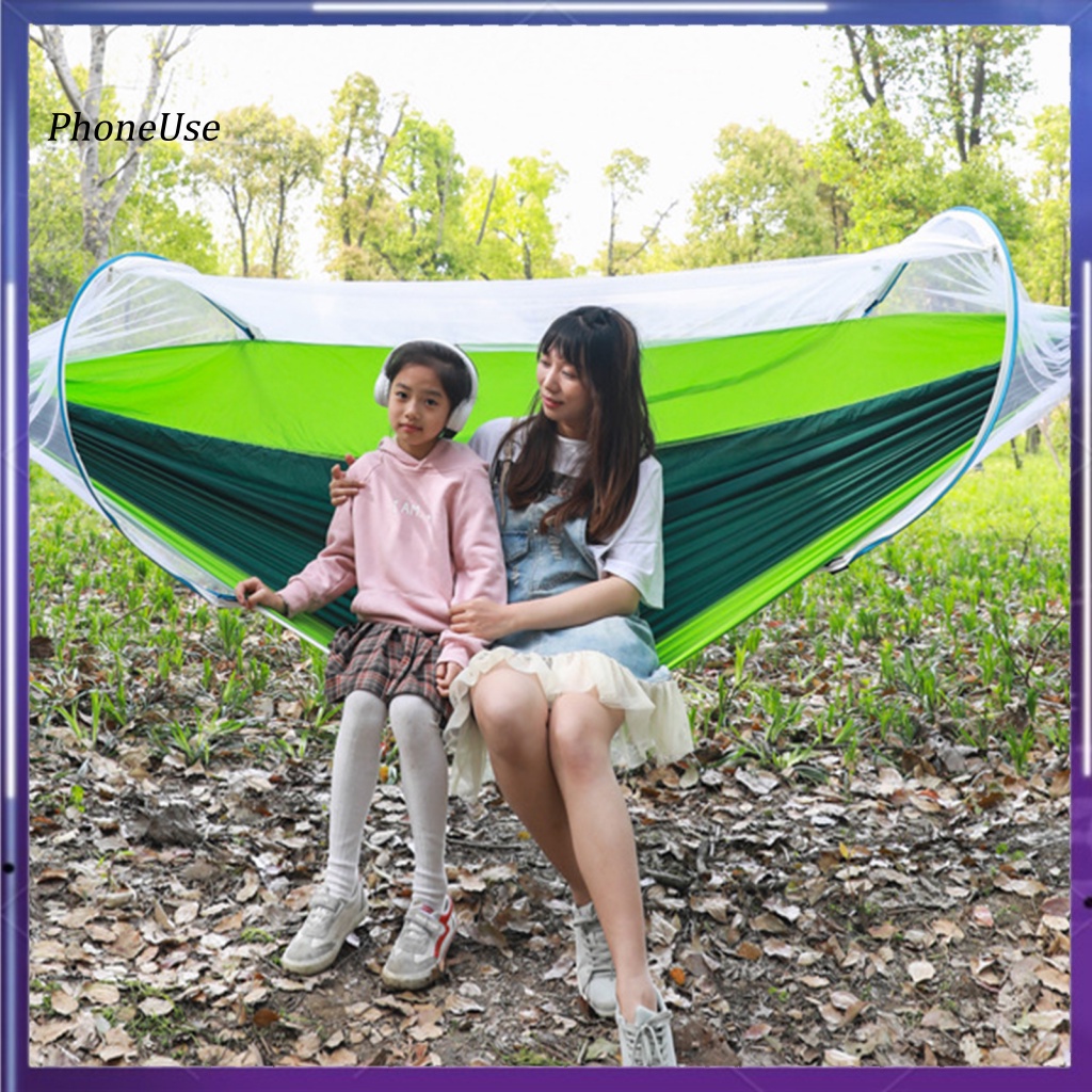 Võng Da PU Cắm Trại Chống Muỗi Có Thể Điều Chỉnh Tiện Dụng
