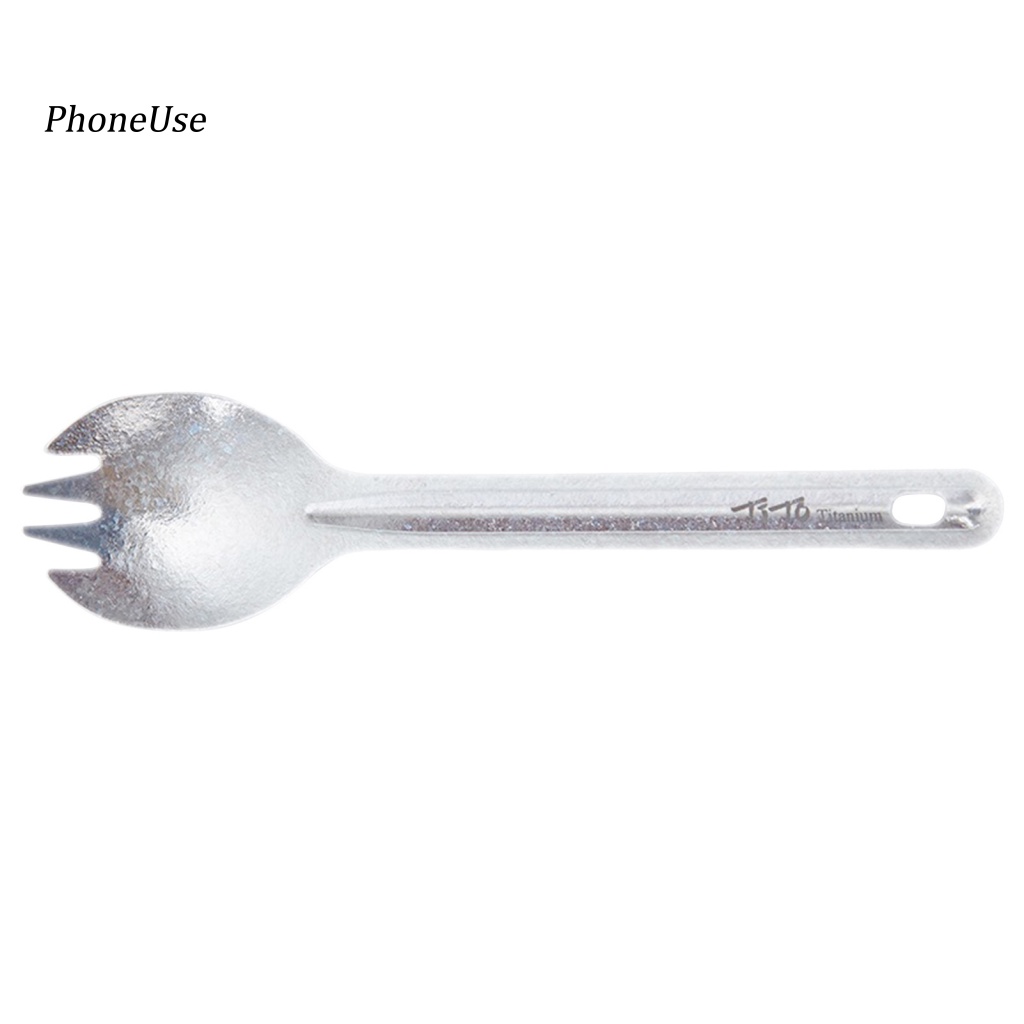 Muỗng Ăn Bằng PU Chống Rỉ Chống Oxy Hóa Tiện Dụng Mang Theo Du Lịch / Cắm Trại