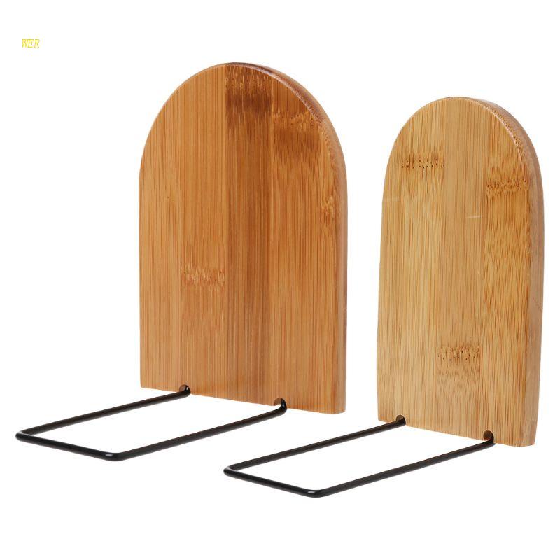 Giá Đỡ Đầu Sách Bằng Gỗ Tre Tự Nhiên Để Bàn