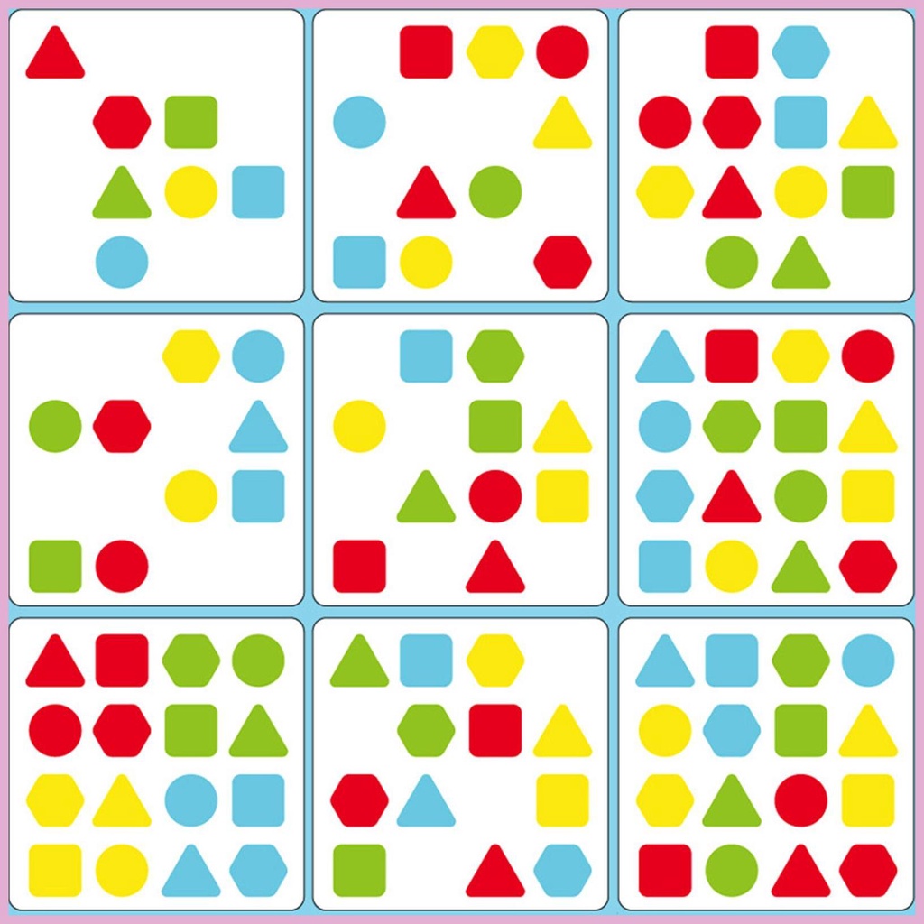 Bộ Đồ Chơi Khối Hình Học Hai Người Chơi shinvn shinvn Cho Bé