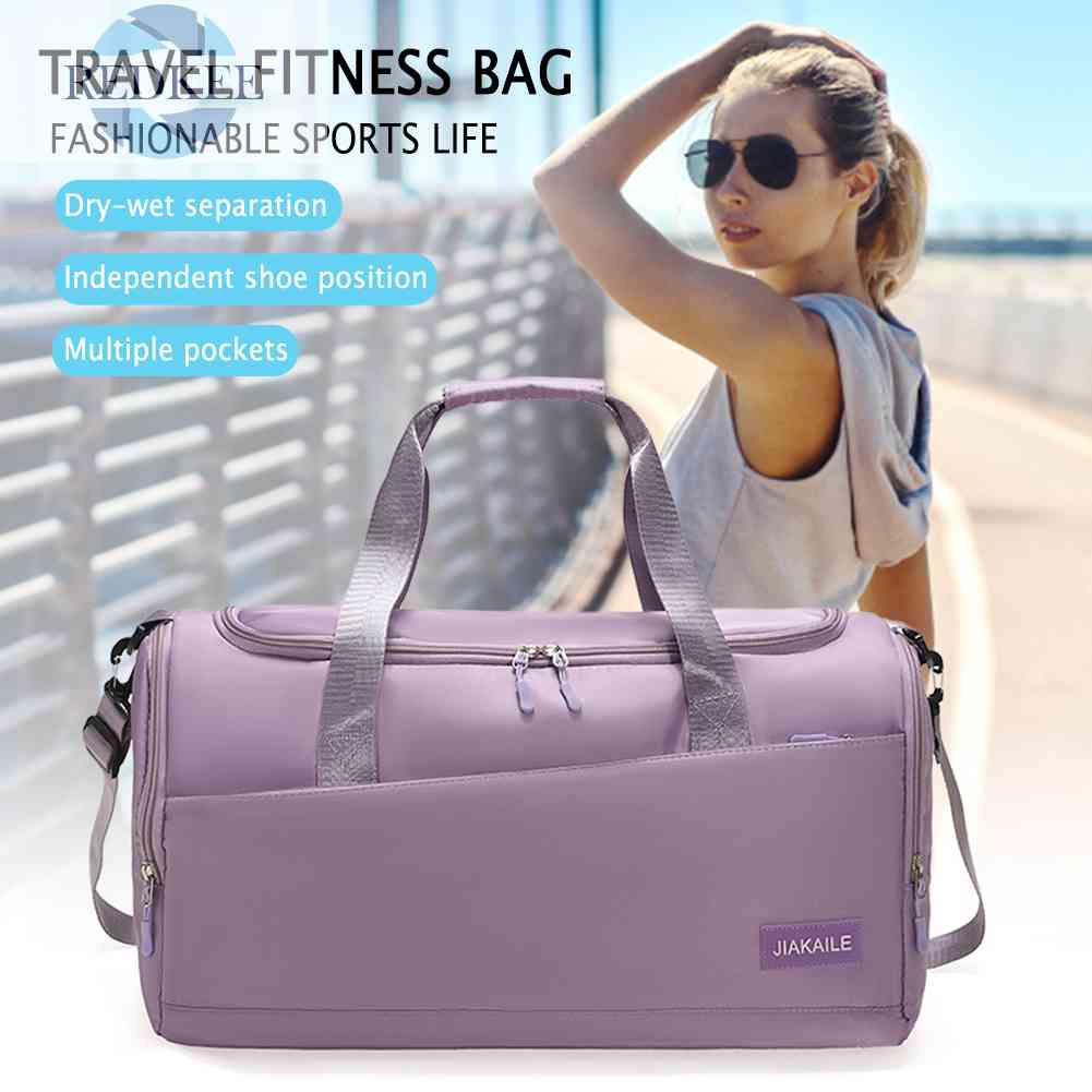 Túi Đựng Đồ Tập Thể Thao Sức Chứa Lớn Chia Ngăn Khô / Ướt Tiện Dụng Cho Nam Và
