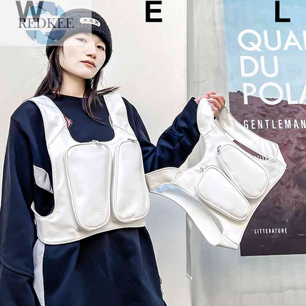 Túi Đeo Trước Ngực Bằng Da PU Chống Nước Chống Trộm Dành Cho Nam