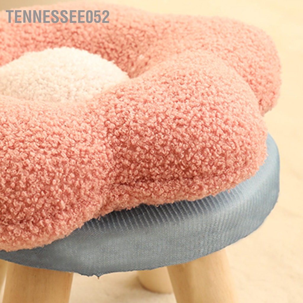 [Hàng HOT] Ghế đôn - Ghế gỗ đệm bông hình bông hoa Dễ Thương Mềm Mại trang trí Phòng Ngủ Phòng Khách【Tennessee052】