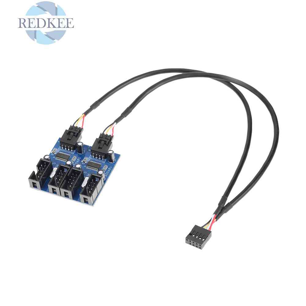 Cáp Chuyển Đổi USB 2.0 Sang 4 Cổng USB 2.0 9 Pin