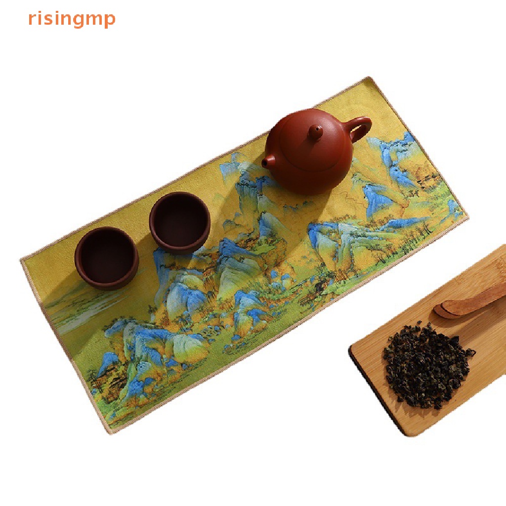 Khăn Lau Trà Dày Dặn Siêu Thấm Hút Phong Cách Trung Hoa