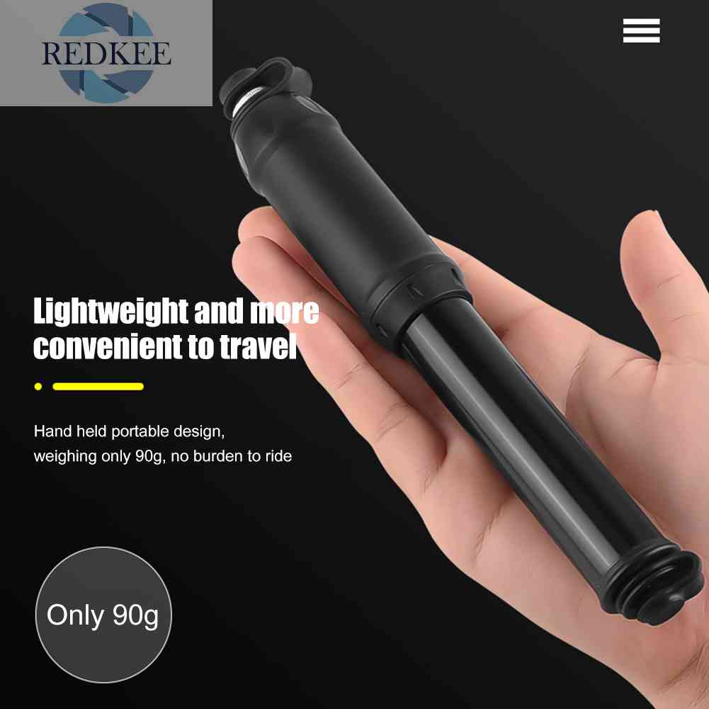 Bơm Xe Đạp Mini Cầm Tay 100PSI Chất Liệu Hợp Kim Nhôm