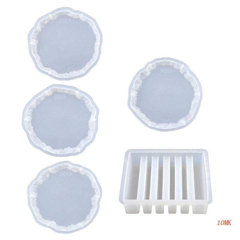 Khuôn Silicone Làm Đế Lót Ly Bằng Resin Epoxy Độc Đáo DIY