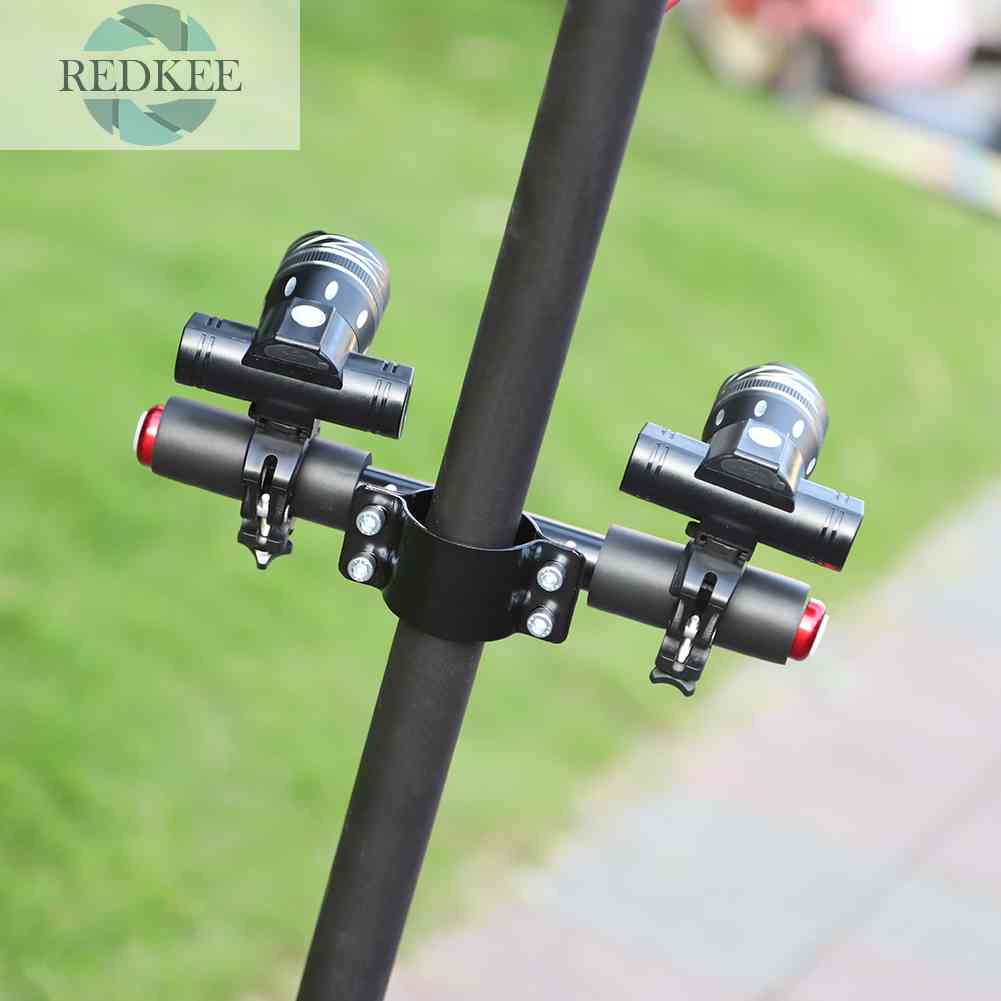 Đèn Pha LED Sạc USB Có Thể Điều Chỉnh Gắn Tay Lái Xe Scooter Điện