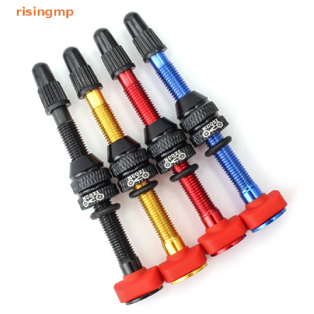 Set 2 Van Lốp Xe Đạp 40mm 60mm F / V Bằng Hợp Kim CNC