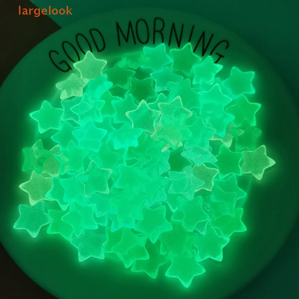 Set 10 Mô Hình Ngôi Sao Dạ Quang Mini Bằng Nhựa Resin Trang Trí Tiểu Cảnh / Sân Vườn