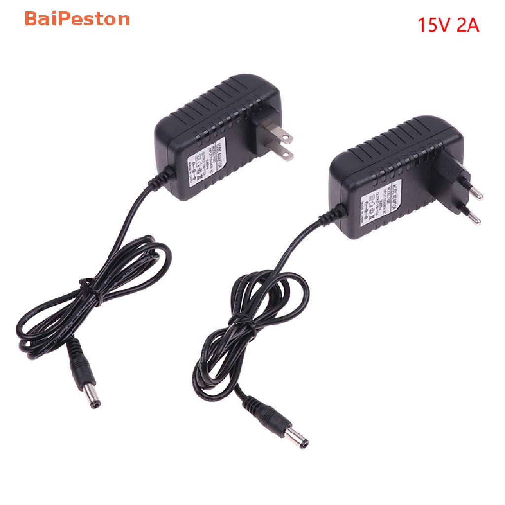 Dây Nguồn DC 15V 2A AC 100V-240V DC 15V 2A 2000mA 5.5mm x 2.1-2.5mm