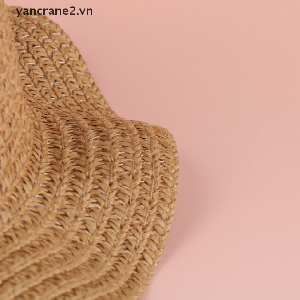 Mũ Rơm Lượn Sóng Đồ Chơi Búp Bê Dễ Thương DIY {yancrane2.vn} {YAN2}