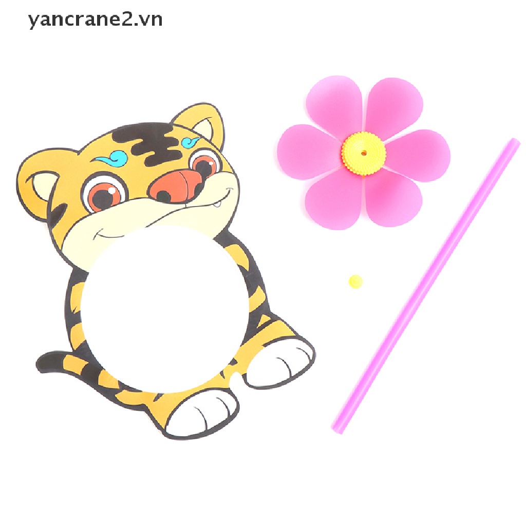 {YAN2} Chong Chóng Gió Con Quay Hoạt Hình Handmade Đáng Yêu Trang Trí Vườn Đồ Chơi {yancrane2.vn}