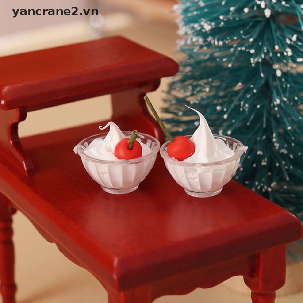 Set 1 / 2 / 1 / 12 Ly Kem / Cherry Trang Trí Nhà Búp Bê