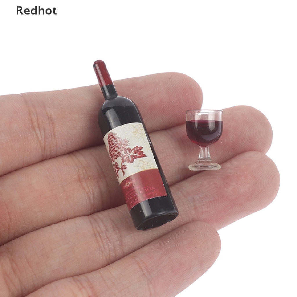 Bộ 3 Chai Rượu Mini Tỉ Lệ 1 / 12 Trang Trí Nhà Búp Bê