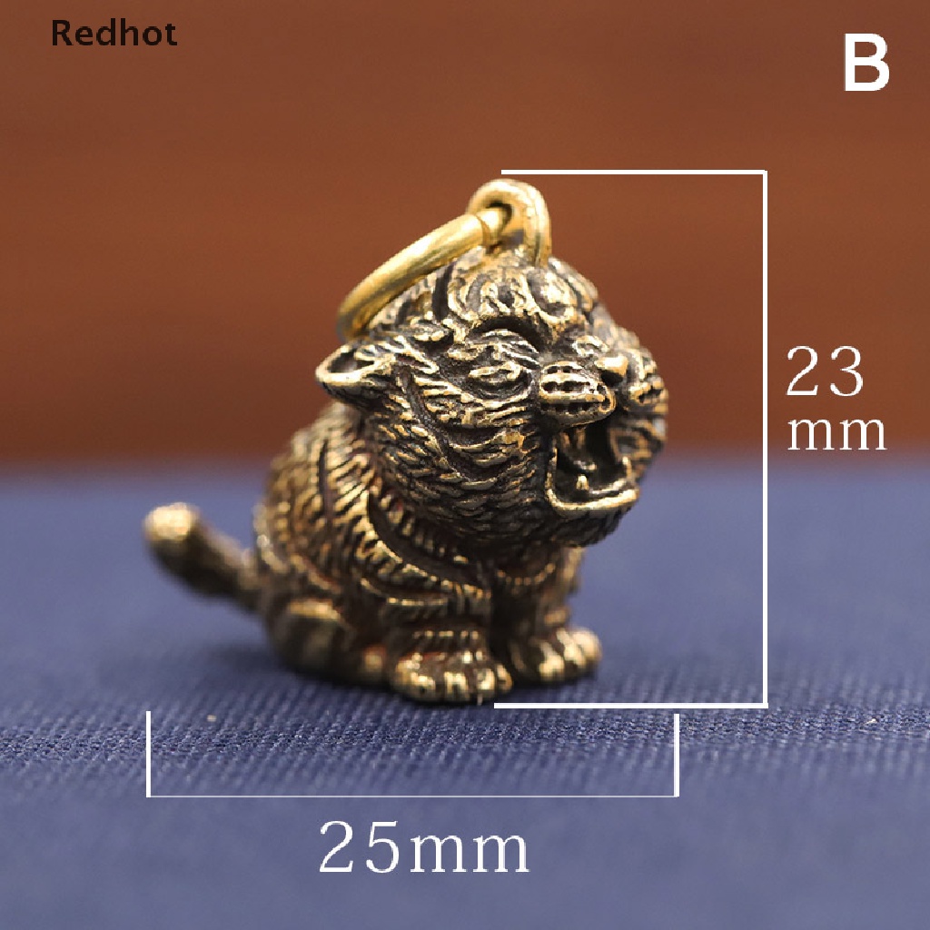 &lt; Redhot &gt; Móc Chìa Khóa Bằng Đồng Thau Hình Chú Hổ DIY