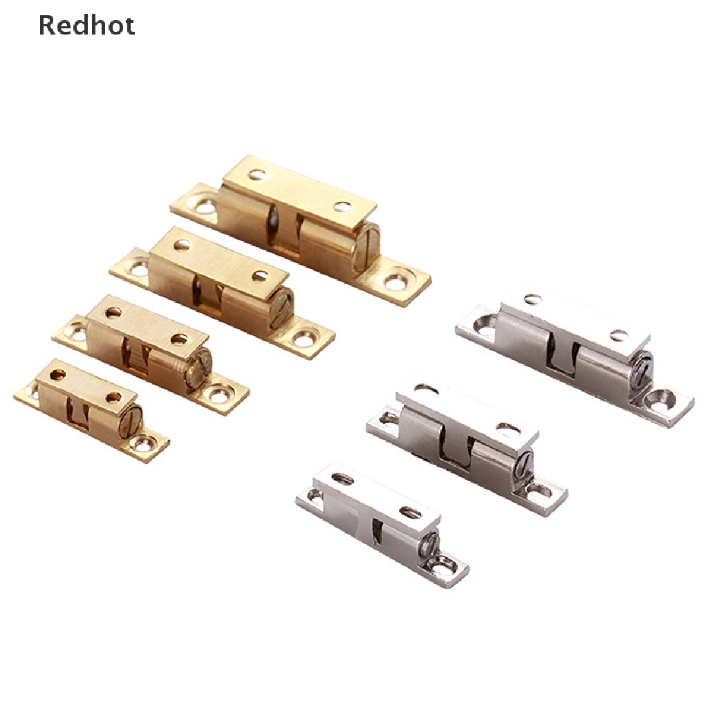 1 Chốt Cửa Lò Xo Bằng Đồng Thau Màu Bạc 42 / 50 / 60 / 70mm