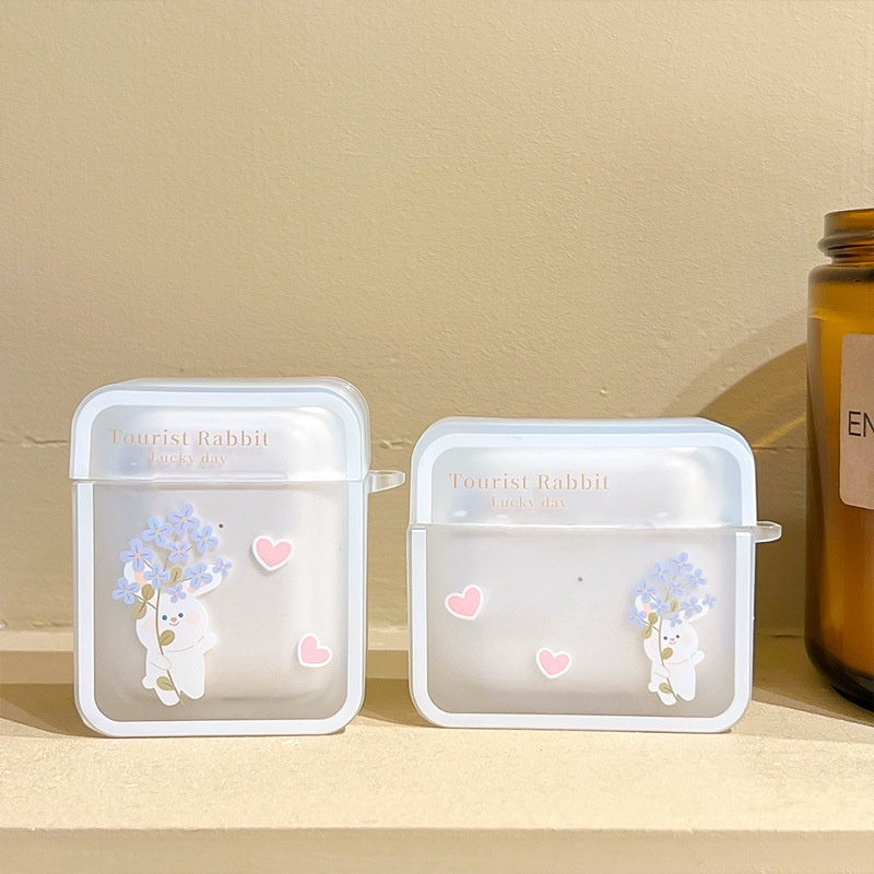 Vỏ Bảo Vệ Hộp Sạc Tai Nghe bluetooth airpods 1 2 2 pro Bằng Silicon Họa Tiết Hoạt Hình Dễ Thương silicone