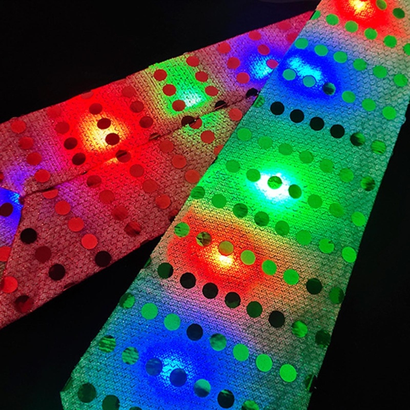 Bộ 10 Cà Vạt Đèn Led Phát Quang Độc Đáo