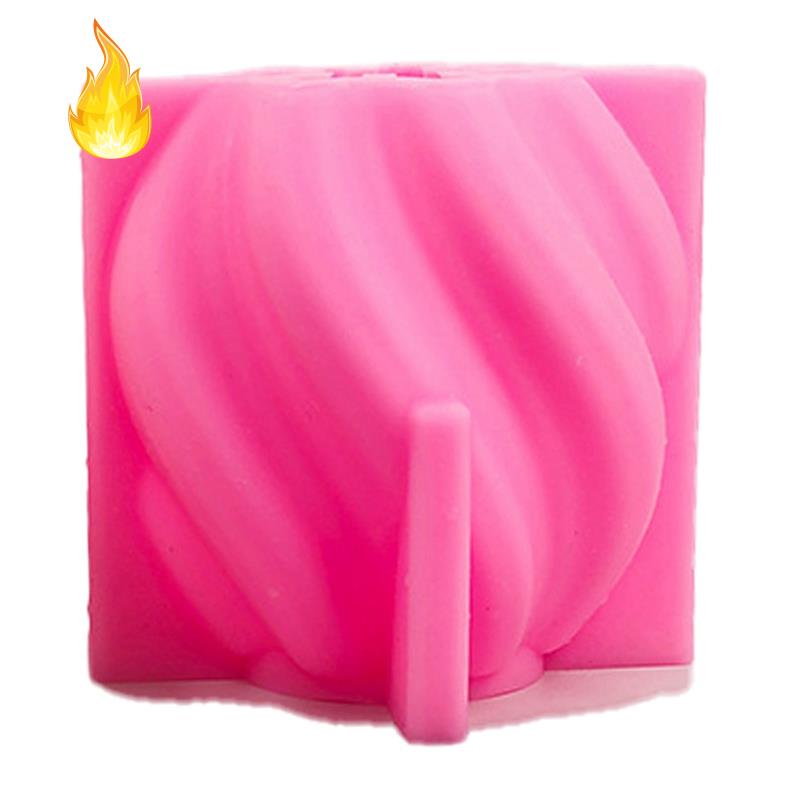 Khuôn Silicone Làm Nến Sáp Thơm Hình Gợn Sóng DIY
