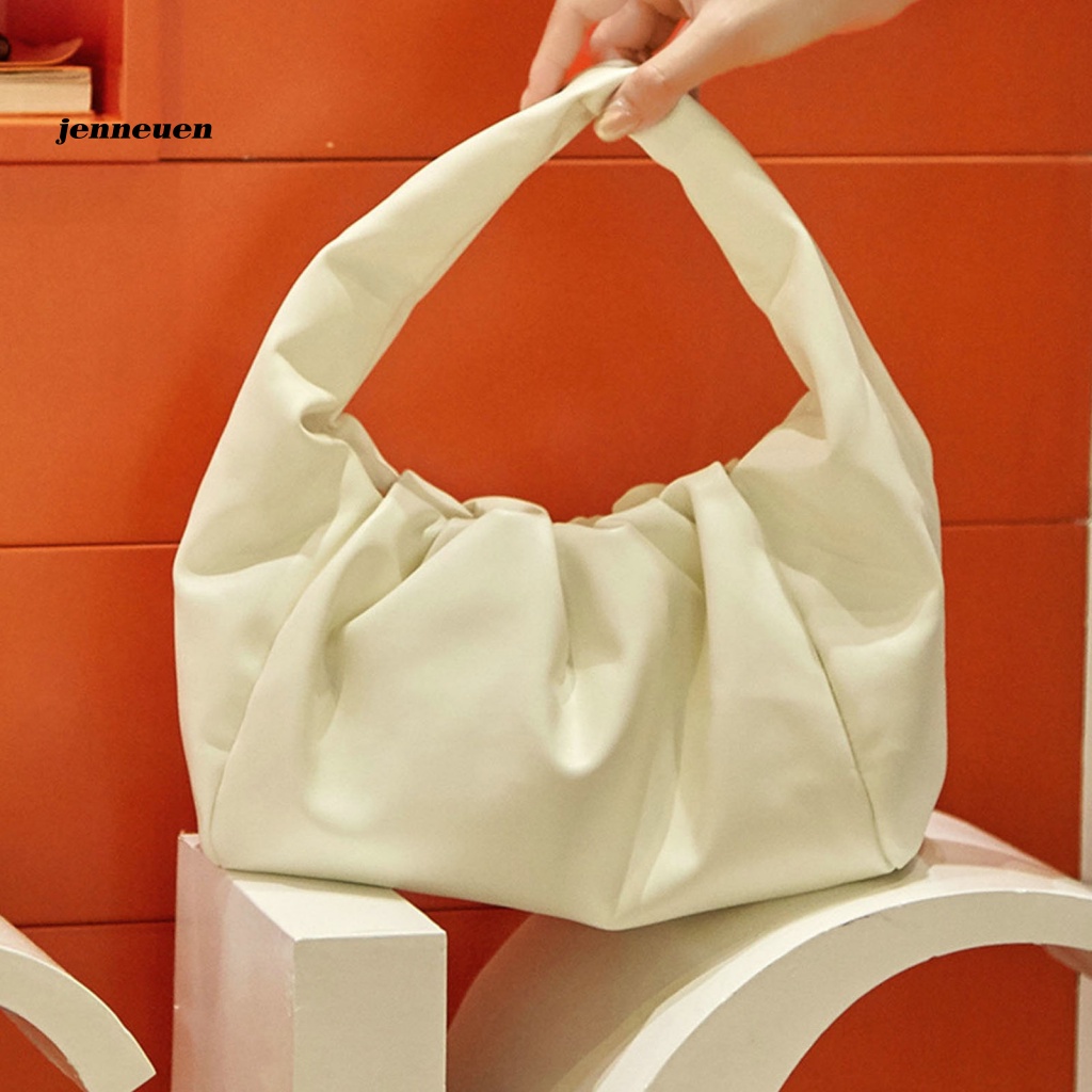 Jen Túi Xách Giả Da Xếp Ly Sức Chứa Lớn Phong Cách Nhật Bản Cho Tiệc Cưới