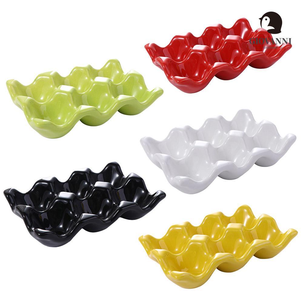 Giovanni Khay Sứ Đựng Trứng Phong Cách Giáng Sinh