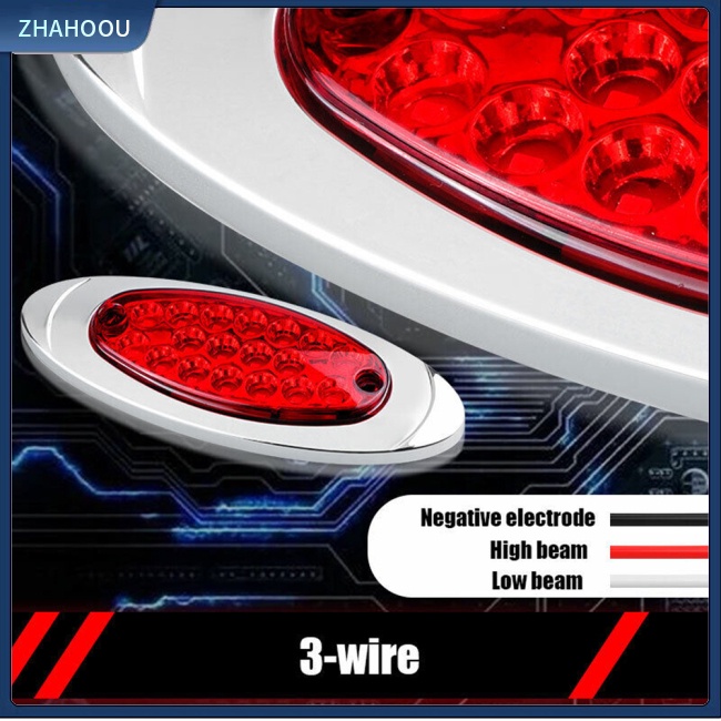 ☃Phụ Kiện Trang Trí Nhà Cửa Độc Đáo Sáng Tạo☃ Set 2 Đèn Xi Nhan 18 Bóng Led 12-24v Cho Xe Tải