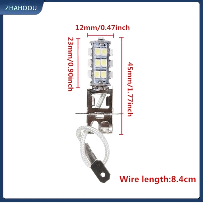 ☃Nhà Cửa☃ 1 Cặp Bóng Đèn Led Sương Mù H3 1210-25smd 12v Cho Xe Hơi