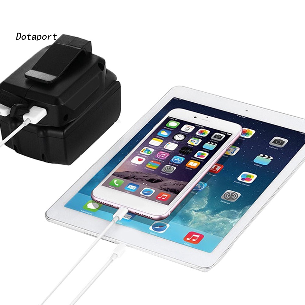 Bộ Sạc Pin KDDT- 14.4V / 18V USB Cho MAKITA ADP05
