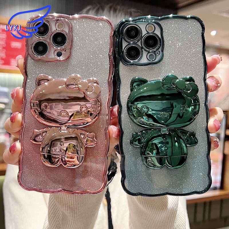 Ốp Điện Thoại Màu gradient Lấp Lánh Tráng Gương Sang Trọng Chống Thấm Nước / Rơi Cho iPhone 11 12 13 pro 14promax 11 pro max