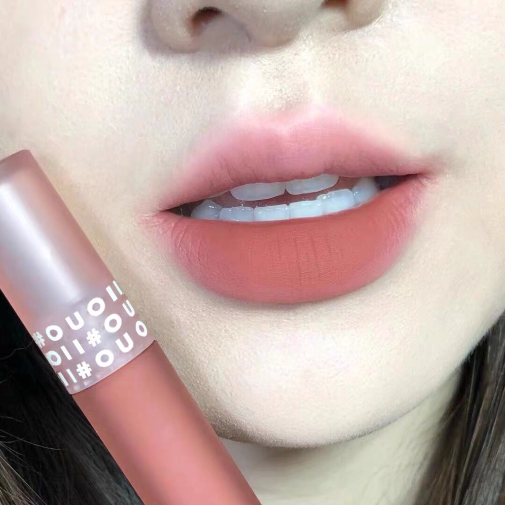 Son Kem Lì OUOII Feather Gauzy Liquid Lipstick