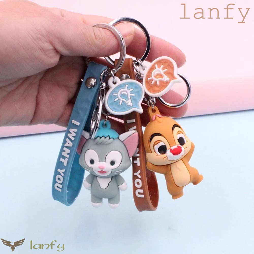 Móc Chìa Khóa / Điện Thoại Hình Chú Sóc Dễ Thương Bằng Silicon