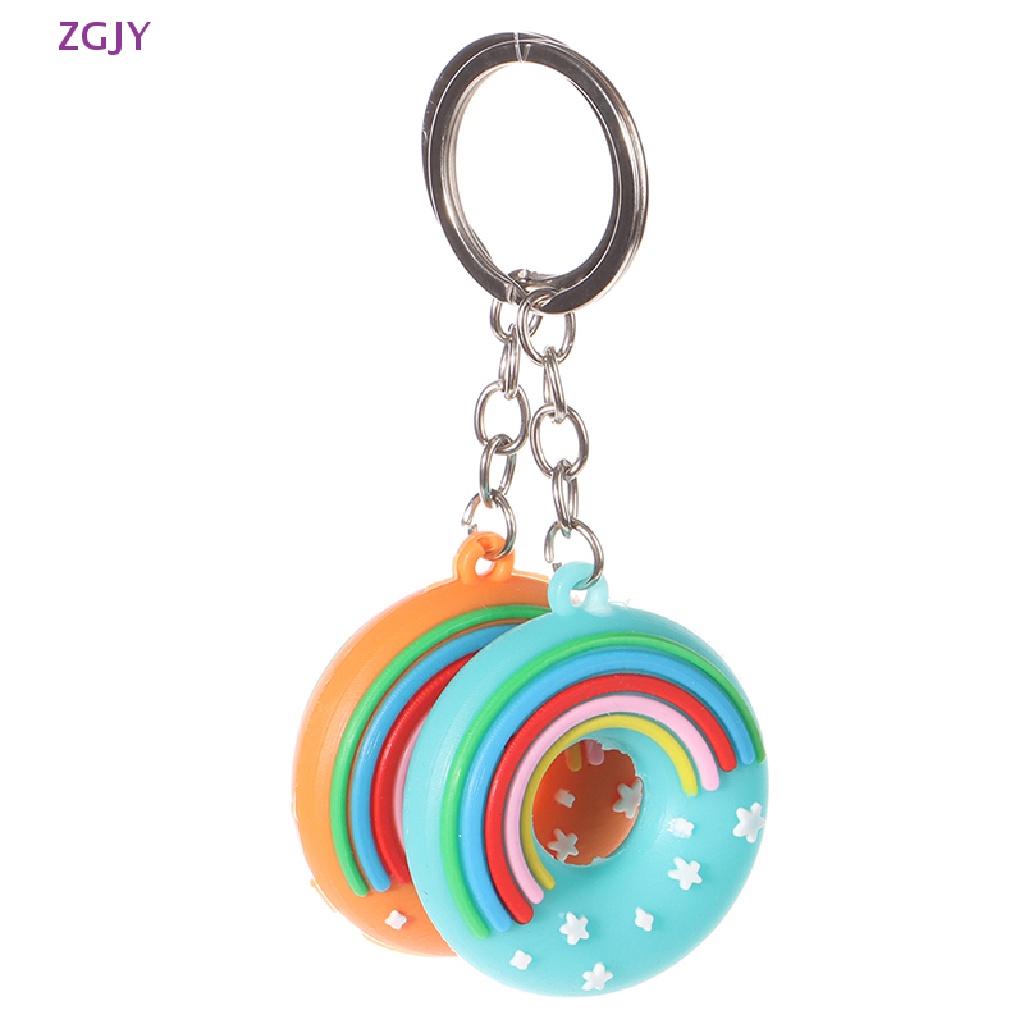 Móc Khóa Hình Bánh Donut Ngọt Ngào Dễ Thương Mới