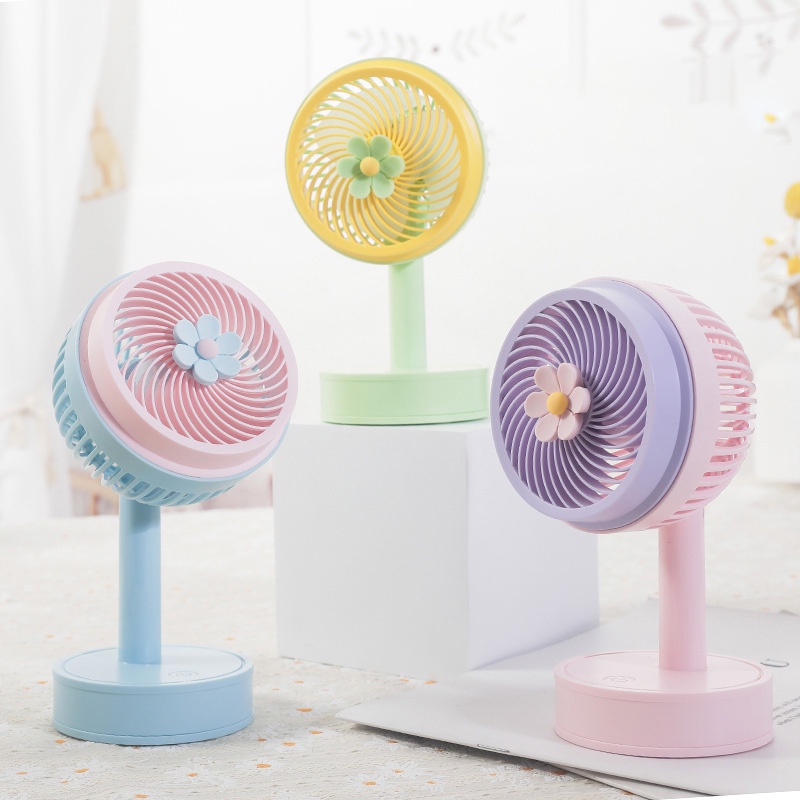 Quạt Mini Để Bàn Có Thể Gập Lại KAIMEIDI Gió Mạnh Tiếng Ồn Thấp
