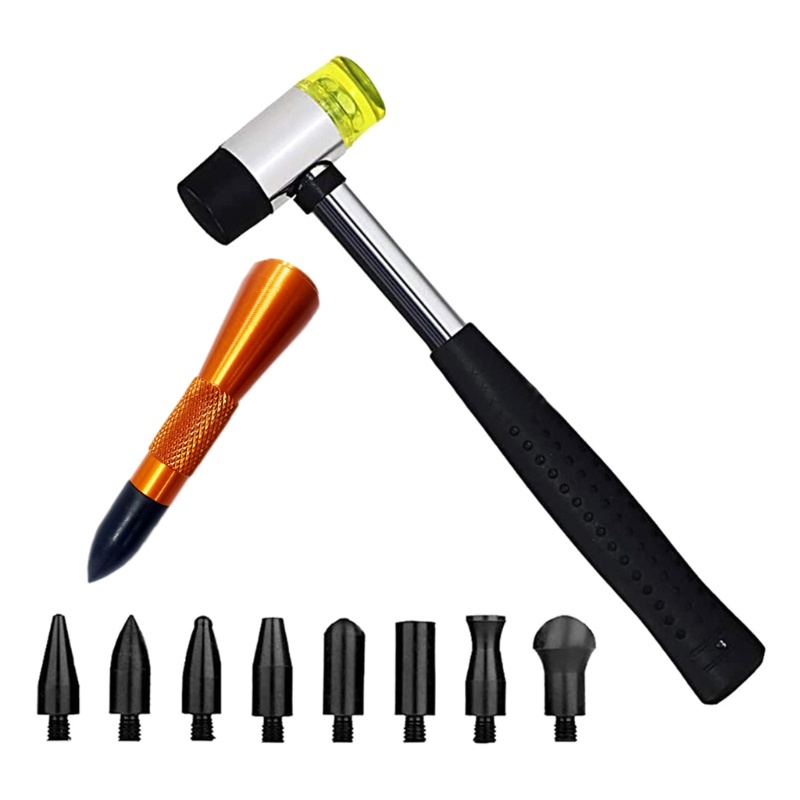 Bộ 9 Dụng Cụ Sửa Vết Lõm Xe Hơi Bằng Kim Loại Nhiều Đầu