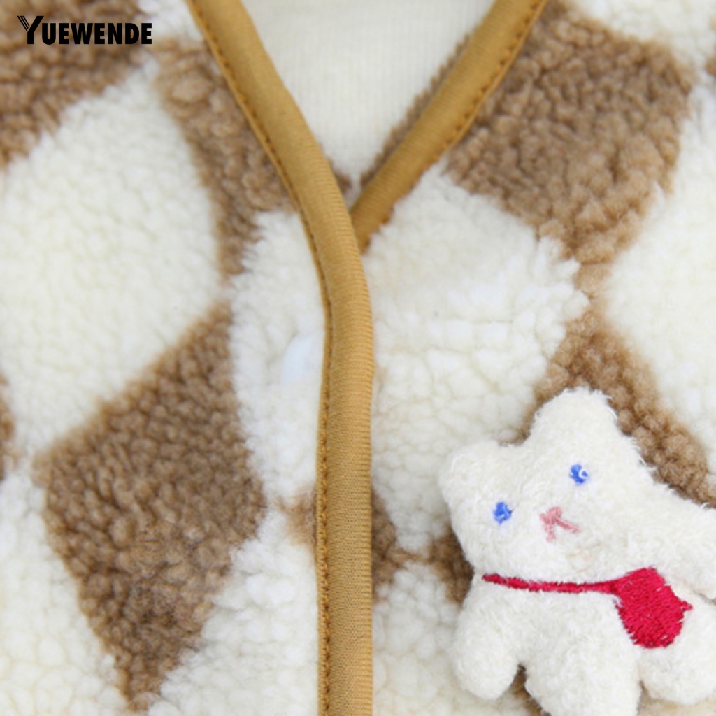 Áo Khoác Lông Cừu San Hô Mềm Mại Họa Tiết Kim Cương Không Gây Dị Ứng Cho Thú Cưng