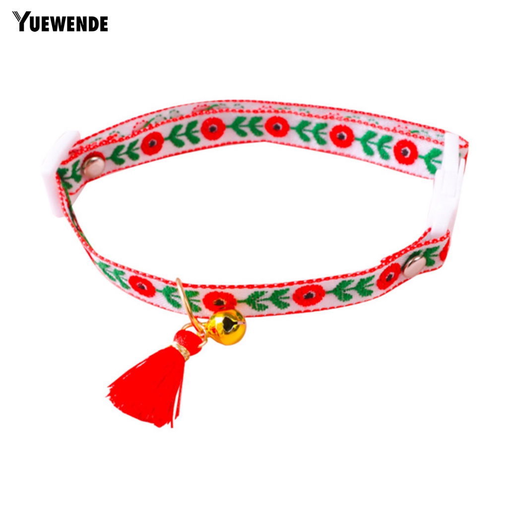 Vòng Cổ Gắn Chuông Họa Tiết Hình Học Nhiều Màu Thời Trang Cho Thú Cưng