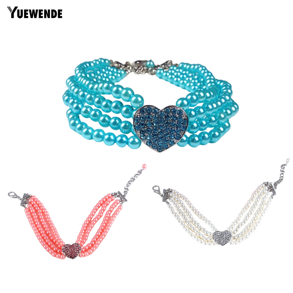 Vòng Cổ Ngọc Trai Giả Trọng Lượng Nhẹ Dùng Chụp Ảnh Cho Mèo