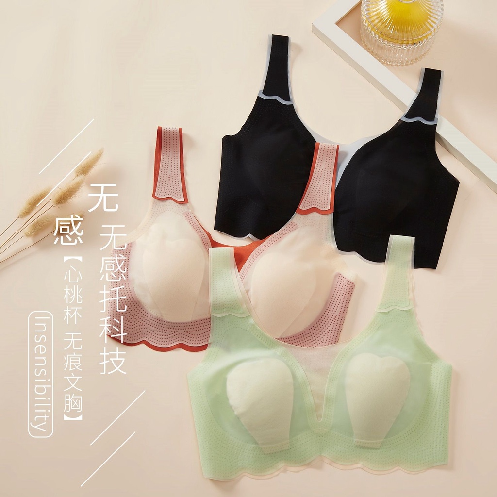 Áo Ngực Không Gọng Không Đường May Thiết Kế Tai Thỏ Xinh Xắn