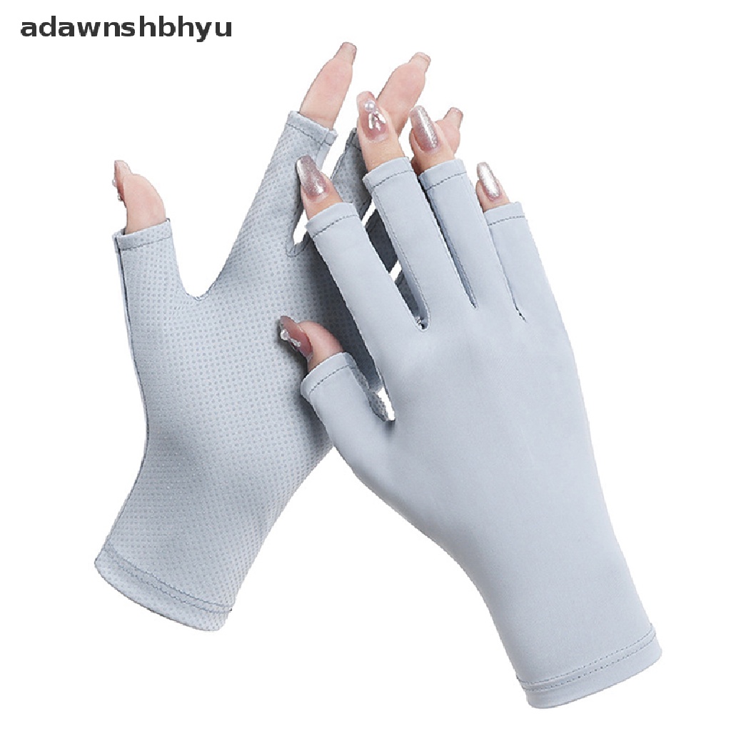 1 Đôi Găng Tay Chống Tia UV Không Ngón Tiện Dụng Khi Làm Móng